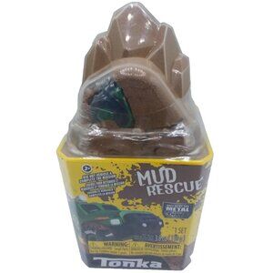 Tonka Green Metal Movers Mud Rescue Play Set Vehicle Hasbro Toy